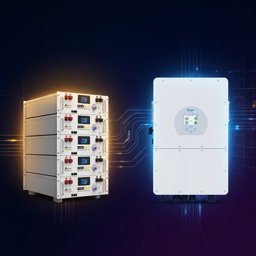 Mexxsun LiFePO4 Lityum Akü DEYE On-Grid Hibrit İnverter İzmir Ana Bayi